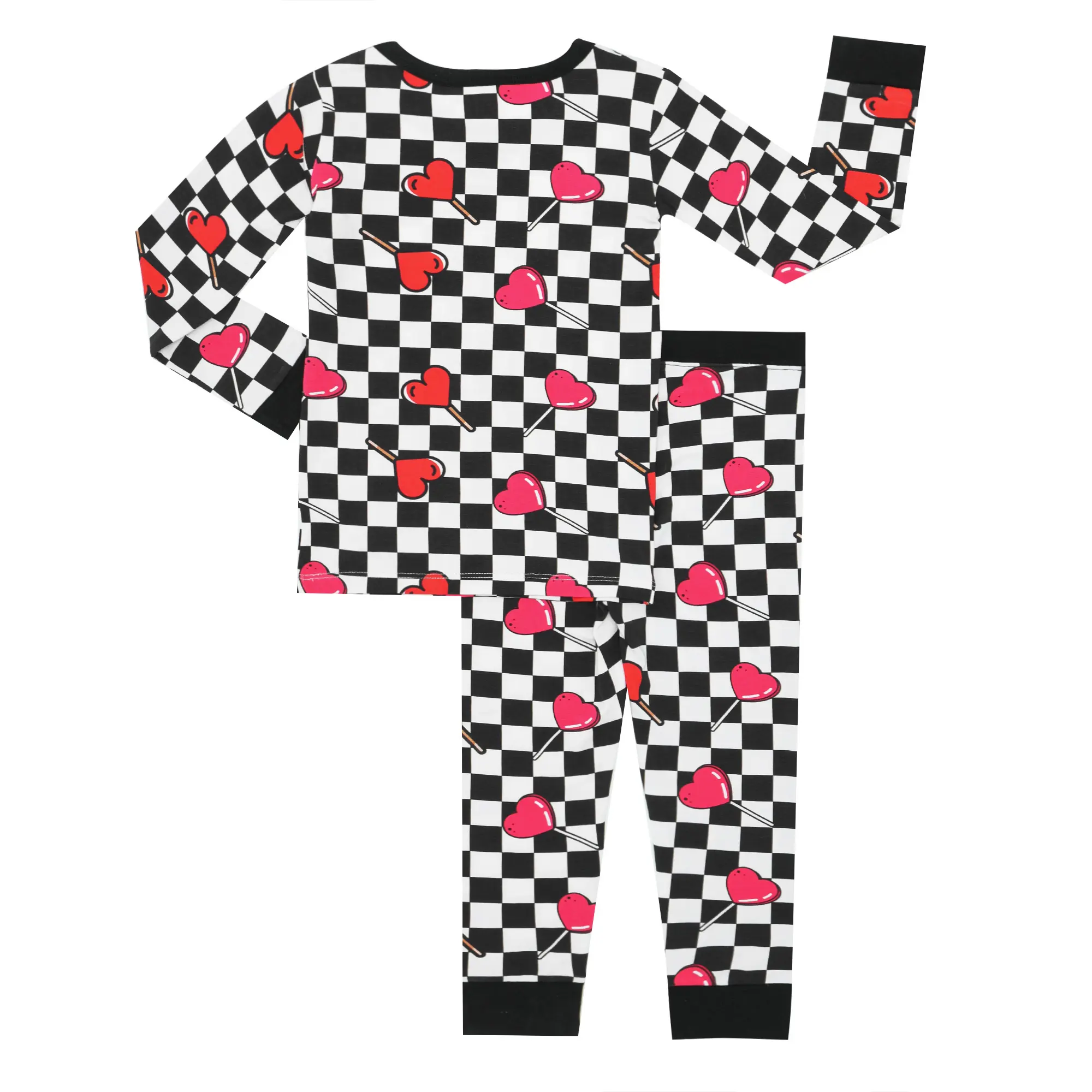 Gran oferta de ropa para bebés, niños y niñas, Conjunto de camiseta y pantalones de manga larga suave de bambú, 2 uds.