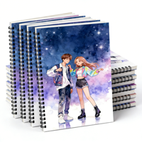 Cuaderno Espiral K-pop Personalizable en Oferta, Diseño de Cuaderno Profesional para Niñas, Niños, Estudiantes, Regalos Escolares