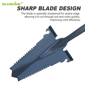 Ánh nắng mặt trời thép carbon dài xử lý vườn dụng cụ cầm tay độc đáo màu xanh lá cây gốc Slayer xẻng cho nông nghiệp DIY công nghiệp sử dụng OEM - Product Image 3