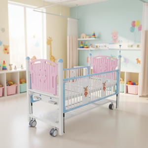 Cama de Hospital Pediátrica DDCY con 2 Funciones, Cabecera/Pieera de ABS, Manual, Certificación CE ISO, 1 Año de Garantía - Product Image 1