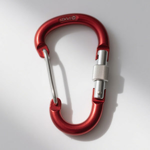 Directo de fábrica de alta calidad Metal Din5299c primavera plata escalada mosquetón Clips Acero inoxidable gancho a presión llavero anillo - Product Image 2