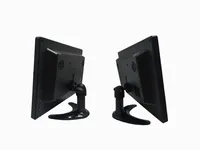 BUBPPOO Moniteur LCD TFT 11,6 pouces avec entrée AV pour BNC VGA 1366x768 Écran couleur HD portable Mini avec haut-parleur intégré