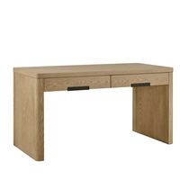 Bureau d'ordinateur moderne en bois massif, mobilier de bureau personnalisable avec design antique