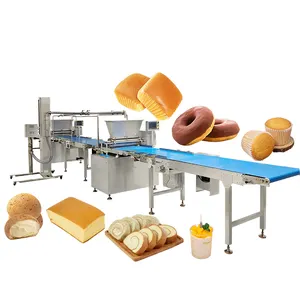 Automatic Layer cream cake machine production line for cake
