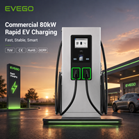 EVEGO Tesla DC Public Triphasé Chademo CCS2 GBT Chargeur EV de Haute Qualité Byd avec WIFI, Station de Recharge pour Véhicules Électriques