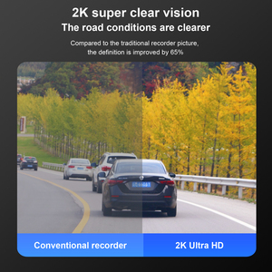 Cámara para Auto Universal de Fábrica 4k+2K Delantera y Trasera con Pantalla Táctil Metálica, Fácil de Instalar, Grabación en Bucle, ADAS y GPS - Product Image 5