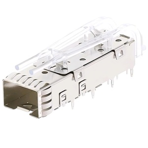 0747540104 Connecteur de cage SFP+ 1x1 pour fibre <span class=keywords><strong>optique</strong></span> enfichable Ethernet 2007194-1 - Product Image 3