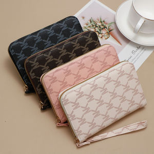 กระเป๋าสตางค์แบบดึงออกสำหรับผู้หญิงรุ่นใหม่ทันสมัย ลายพิมพ์ย้อนยุค มีช่องใส่บัตรหลายช่อง ขนาดเล็กและใหญ่ - Product Image 2