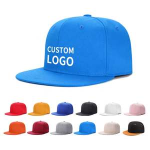 Gorra de Béisbol Unisex Ajustable de 6 Paneles, 100% Algodón, con Visera Plana, Bordado 3D, Estilo Hip Hop, para Ciclismo al Aire Libre, Fiestas y Viajes - Product Image 1