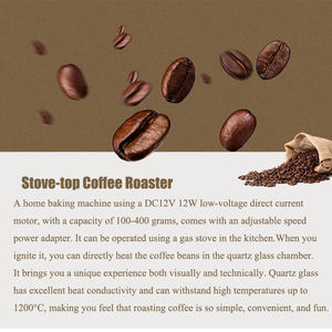 Torréfacteur à café électrique automatique domestique au gaz 400g - Product Image 6