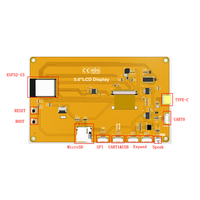Carte de développement ESP32-S3 avec écran 5,0 pouces 800x480 IPS 240 MHz 520 Ko SRAM, compatible Wi-Fi et dotée d'un écran tactile résistif
