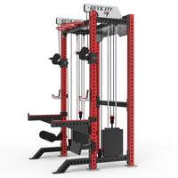 Equipo de Gimnasio Multifuncional Unisex Todo en Uno: Máquina de Poleas, Máquina Smith, Rack de Sentadillas y Ejercicios de Espalda