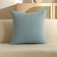 Housse de coussin de canapé unie 45x45cm, décorative pour la maison et l'hôtel, avec technique de couture, pour l'extérieur et les hôpitaux