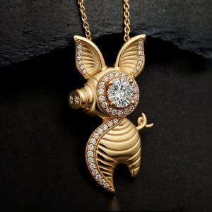 Collar de cadena de lujo para suéter, chapado en oro de 10K/14K/18K, con diamante CVD cultivado en laboratorio IGI, diseño clásico, personalizado en plata, regalo de compromiso, chino - Product Image 1