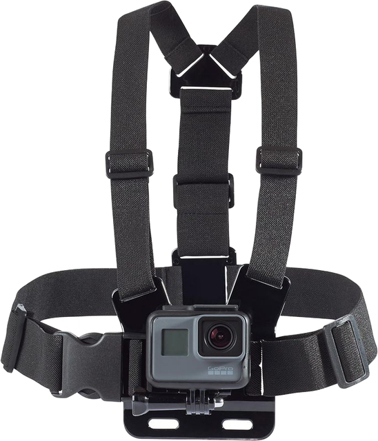 Adjustable Elastic Chest Harness Strap Belt for Gopros Heros Insta360 One Action Camera and Mobile Phones Video Live Show Taking