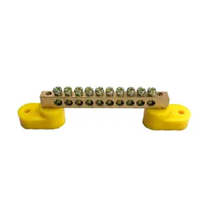 Hot Sell Universal Buss Bar/Quick Wire Connector/PCB M4 Screw Mounting Plastic Screw Terminal Block For Junction Enclosure