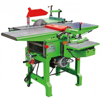 Machine à bois combinée multifonction MQ443A : Scie, Dégauchisseuse et Raboteuse avec table coulissante pour atelier de menuiserie
