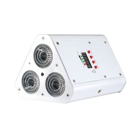 BOTAI professionnel 6-en-1 LED PAR lumière 3x18W WiFi DMX boîtier noir IP65 Projection blanche pour une utilisation en extérieur