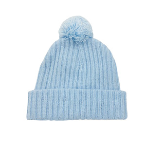 Mũ Beanies Thêu Acrylic Tùy Chỉnh Mũ Mùa Đông Dệt Hoa Mũ Beanie - Product Image 5