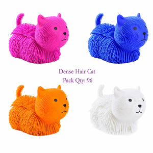 Offre Spéciale JINFENG OEM Jouet à Presser Gorille avec Chapeau à Poils Colorés et Épais en TPR, Peluche Légère et Moelleuse, Anti-Stress, Nouveauté Unisexe pour Adolescents - Product Image 6