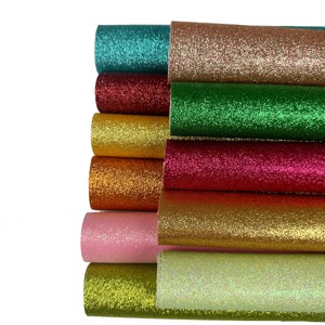 S1001 paillettes PU tissu papier peint imperméable Faux <span class=keywords><strong>cuir</strong></span> pour sac chaussures arc accessoires faits à la main décoratif tricoté support ceinture - Product Image 3