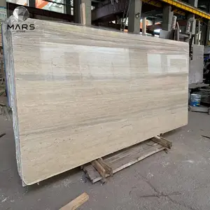 Đá Tường Tự Nhiên Tumbled Ý Bạc Xám Travertine Marble Tile Flooring Paver, Italy Silver Travertine Grey Slabs