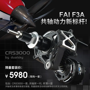 Dualsky crs3000 đồng trục twin-cánh quạt điện hệ thống f3a điều khiển từ xa đồng trục contra-trục máy bay nhào lộn trên không - Product Image 6