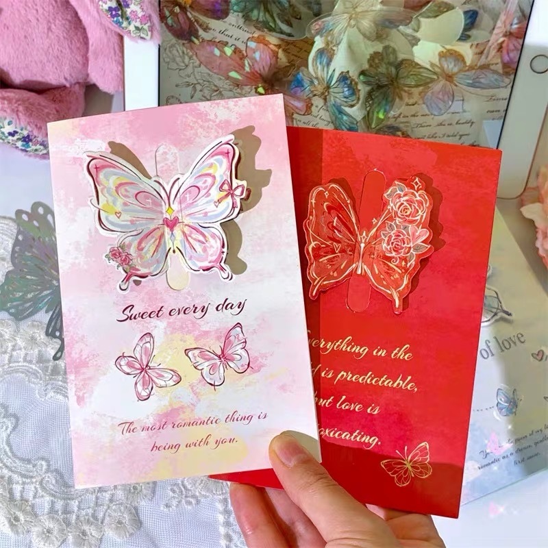Die-cut Wedding Card
