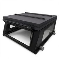 Bâche de benne rigide verrouillable en alliage d'aluminium étanche et durable pour pick-up 4x4, idéale pour le camping en tout-terrain