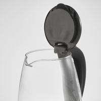 Bouilloire à eau portable sans fil Bouilloire électrique en verre Mise hors tension automatique Garder au chaud Bouilloire à thé électrique