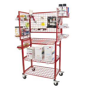 Support mobile LD-AU1005 de peinture de carrosserie d'automobile de chariot de préparation de détaillant avec le chariot durable d'approvisionnement de matériaux en métal - Product Image 1