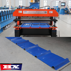 Machines pour la fabrication de tôles, machine profilatrice double couche pour la production de tôles ondulées et trapézoïdales - Product Image 1