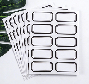 Eco-friendly Cardboard Stickers Detachable Labels Adhesive Business Card Labels Die-cut Blank Labels for Kids Name <strong>Annotation</strong> - Product Image 1