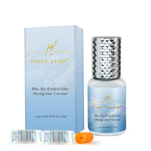 Pegamento para Pestañas Pinky Leem, Sin Látex, Resistente al Agua, de Larga Duración, 0.5~1s, Venta al por Mayor, Marca Privada, Pegamento Azul para Pestañas - Product Image 6