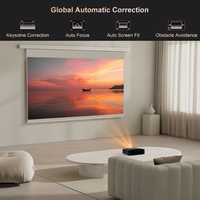 Projecteur Flixtone V7 FHD 1080P 4K, son DSP 15W*2, moteur d'éclairage scellé 2300 ANSI, mise au point automatique Android, cinéma maison, Proyector