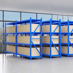 4 Shelf Longspan Garage Shelving Storage <strong>Systems</strong> Cheap <strong>Price</strong> <strong>Racking</strong> <strong>Systems</strong> Easy Install Light Duty Warehouse Shelving - Product Image 4