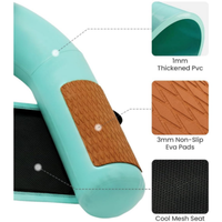 Chaise Longue Gonflable en PVC pour Piscine, Fauteuil Flottant Robuste pour Adultes, Hamac Aquatique Gonflable pour Piscine, Lac, Plage