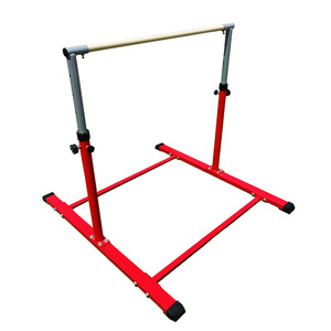Barre horizontale en métal pour l'entraînement de gymnastique pour enfants, avec anneaux, réglable en hauteur, pour l'entraînement physique - Product Image 2