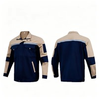 Veste de travail en coton haute visibilité à blocs de couleur, personnalisable par sérigraphie, résistante à l'usure, pour hommes, idéale pour les travaux extérieurs et la construction
