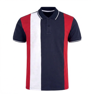 เสื้อโปโลชายคุณภาพสูง ลายเรียบ แขนสั้น ไซส์ใหญ่ พร้อมปรับแต่งได้ ราคาประหยัด - Product Image 1