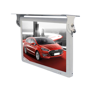 Mạng độc lập <span class=keywords><strong>HD</strong></span> Máy nghe nhạc thông minh 21.5 inch xe gắn quảng cáo Màn hình hiển thị 4G mô-đun xe buýt TV trần gắn - Product Image 1