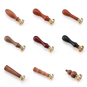 Sello Lacre de cera con mango de madera, logotipo personalizado de marca, sello de cera, precio de fábrica - Product Image 1