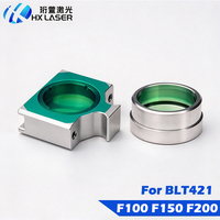 Ensemble de lentilles de collimation et de focalisation HXLASER D37 F100 F150 F200 pour lentille de collimateur laser à fibre Bochu Blt421 avec support
