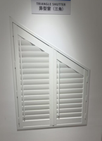 Volets Horizontaux Modernes Personnalisables en PVC – Volets de Plantation Écologiques, Durables et Faciles à Nettoyer pour Cuisine Extérieure