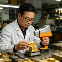 Nuevo Analizador XRF Fácil de Usar, Analizador XRF Portátil para Oro EDX-H6, Máquina para Probar la Pureza del Oro, Analizador XRF para Oro