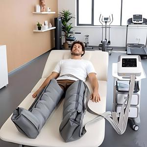 LEAMAI Appareil de <span class=keywords><strong>massage</strong></span> corporel à 6 chambres avec compresseur d'air à gradient pour les membres, pantalon de <span class=keywords><strong>massage</strong></span> <span class=keywords><strong>des</strong></span> <span class=keywords><strong>jambes</strong></span>, dispositif de thérapie, drainage <span class=keywords><strong>lymphatique</strong></span> - Product Image 1