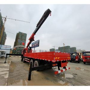 รถเครนติดตั้งบนรถบรรทุก Dongfeng 8x4 14 ตัน แบบแขนพับได้ สำหรับยกวัสดุอเนกประสงค์ ทนทานและแข็งแรง จากโรงงานโดยตรง - Product Image 4