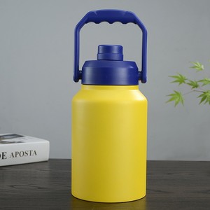 Termo <span class=keywords><strong>de</strong></span> Acero Inoxidable <span class=keywords><strong>de</strong></span> Doble Pared con Aislamiento al Vacío, Personalizado, <span class=keywords><strong>de</strong></span> Medio Galón (64 oz), Portátil, para Camping - Product Image 3