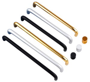 Rustproof Aluminum Pulls-Modern Minimalist Furniture Handles for Kitchen Bathroom Living Room Cabinets Drawers Easy Installation - Product Image 1