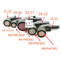 Connecteur d'aviation pour servomoteur MR-PWCNS1 PWCNS2 PWCNS3 PWCNS4 MR-PWCNS5 MR-JHSCBL5M-H, câble d'encodeur MR-BKCN, câble de frein